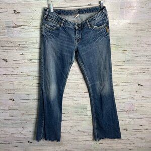 Silver Jeans Kyle Bootcut Denim Womens 30 Blue 5-Pocket Whisker Medium Wash